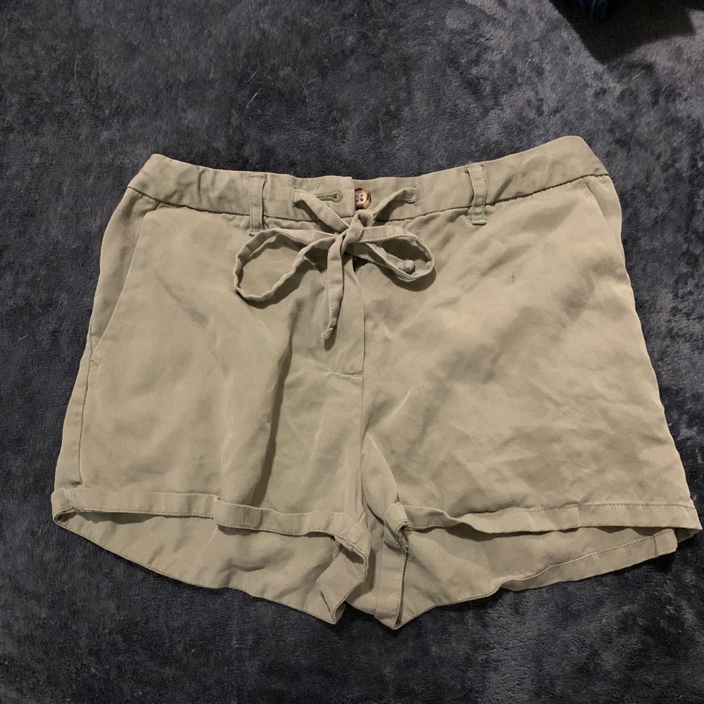 Green shorts